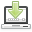 Computer with arrow showwing Enticify is plug and play with Microsoft Commerce Server